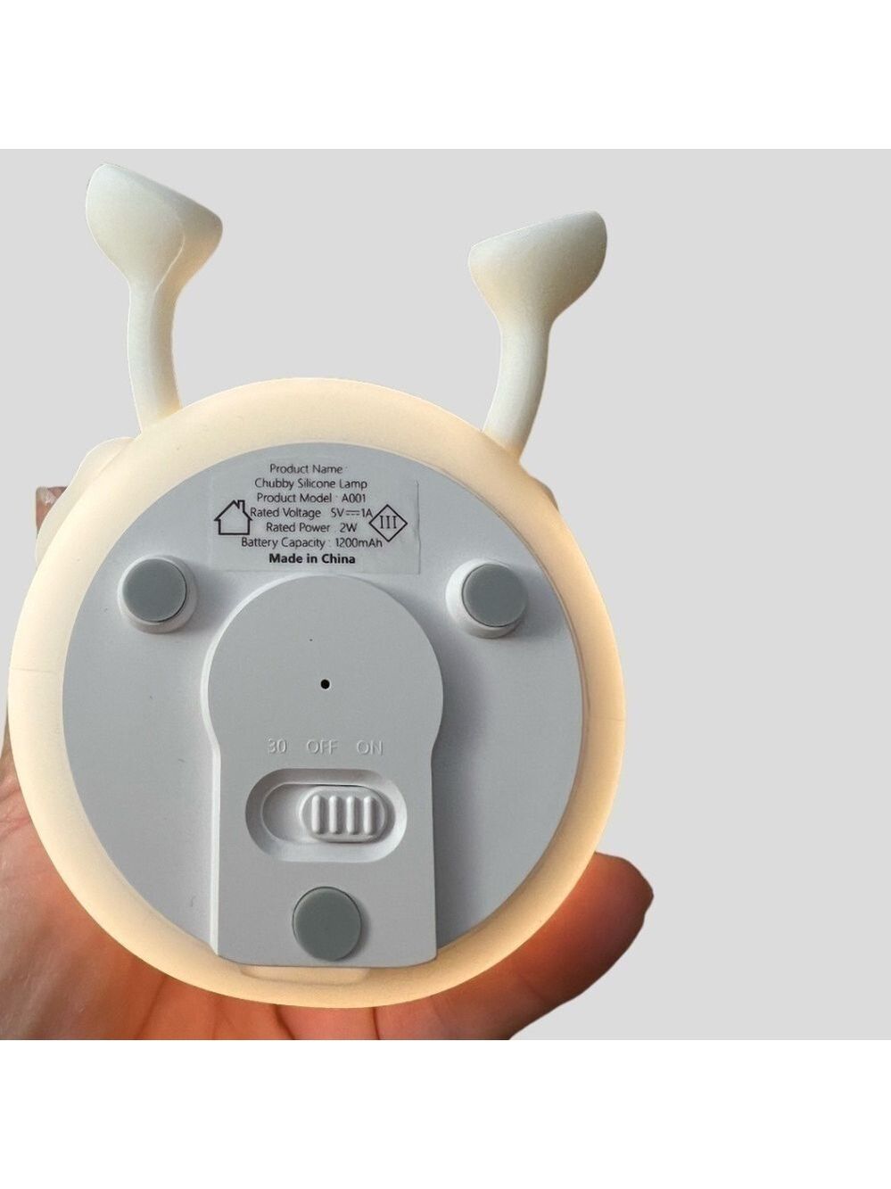 LED Squishy Rechargeable "Pinch an Inch?" Novelty Night Light NWT - Picture 6 of 10